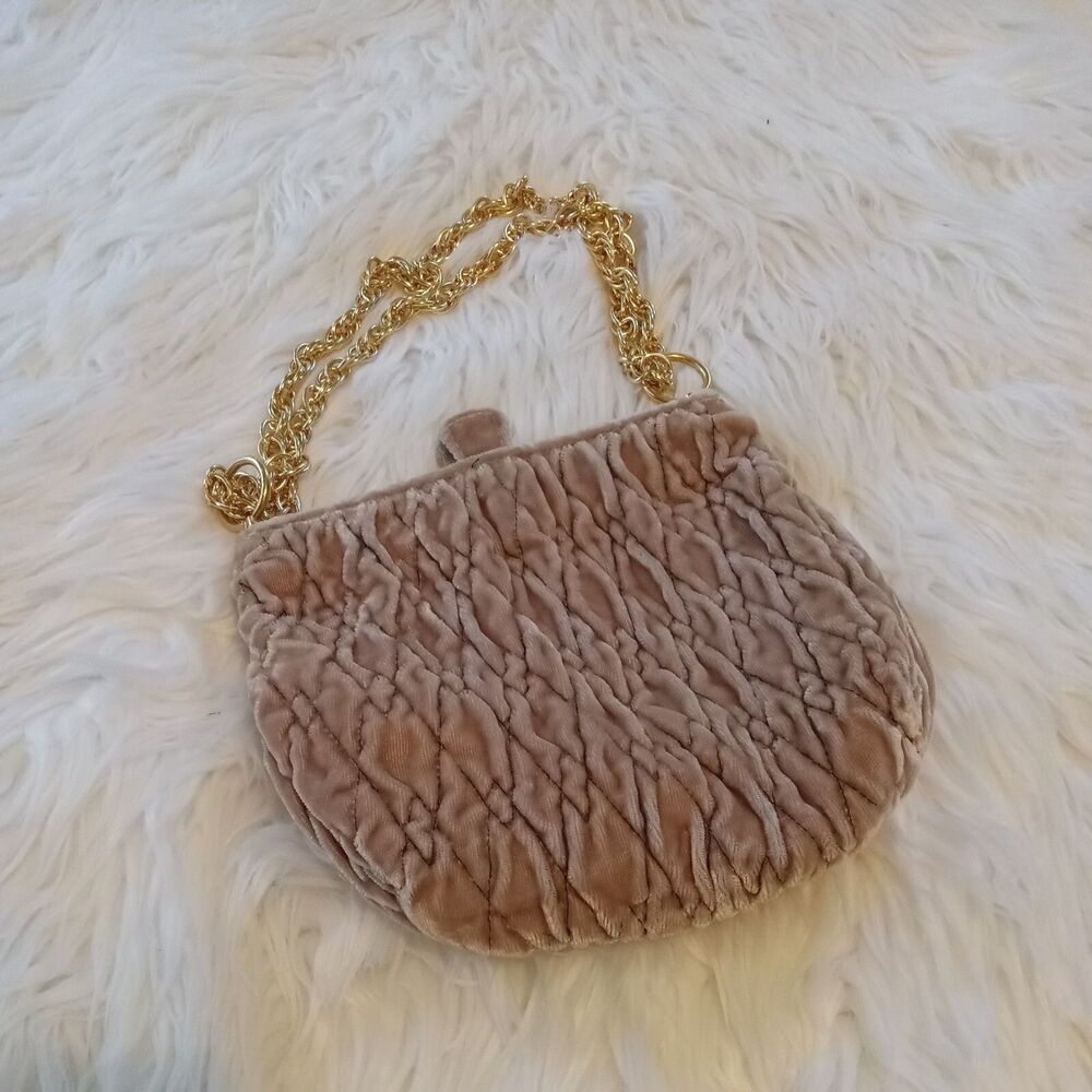 Vintage MAGID Handbag cluch gold Chain Strap - Picture 2 of 14
